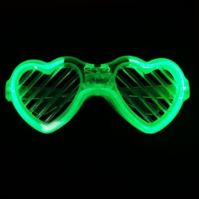 Gafas luminosas persianas brillantes gafas de sol para la luz fría de la fiesta Bar Flash