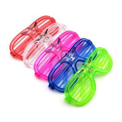 Gafas luminosas persianas brillantes gafas de sol para la luz fría de la fiesta Bar Flash