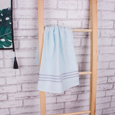 Patrón de color puro Peinado de algodón de lujo Baño Toallas para manos y cara para todas las edades y géneros