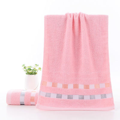 Suave y absorbente 600 gramos de algodón egipcio de lujo toalla facial blanca sencilla para el baño del hotel