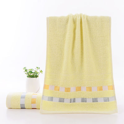 Suave y absorbente 600 gramos de algodón egipcio de lujo toalla facial blanca sencilla para el baño del hotel