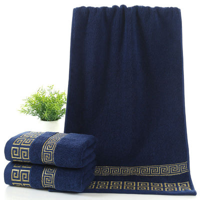 Hotel y hogar Rectángulo 32S Toalla de bordado de algodón Jacquard Conjunto de diseño personalizado