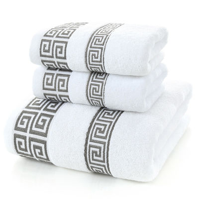 Toallas para el rostro de baño de agua de algodón limpio peinado en 30*30cm 35*75cm y 70*140cm Tamaños