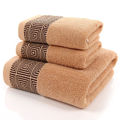 Toallas para el rostro de baño de agua de algodón limpio peinado en 30*30cm 35*75cm y 70*140cm Tamaños