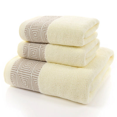 Toallas para el rostro de baño de agua de algodón limpio peinado en 30*30cm 35*75cm y 70*140cm Tamaños