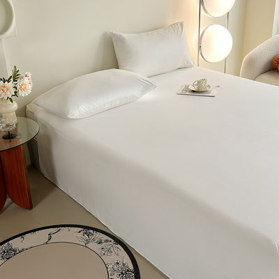 Cotton puro personalizado 60S 200TC Cama de cama de color sólido 133 * 72 Set de sábanas para el hogar hotel