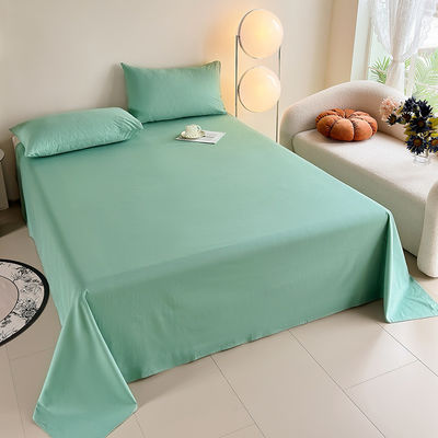 Cotton puro personalizado 60S 200TC Cama de cama de color sólido 133 * 72 Set de sábanas para el hogar hotel