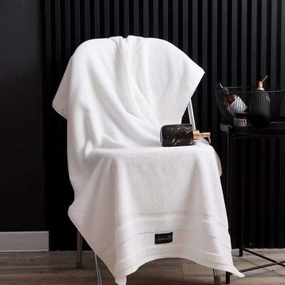 Logotipo personalizado Conjunto de toallas de baño de algodón puro de lujo súper absorbente Ideal para el hogar u hotel