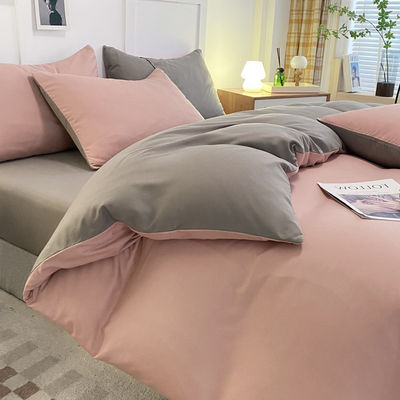 Impresión Reactiva 4 piezas de ropa de cama de poliéster con 2 almohadillas con cremallera