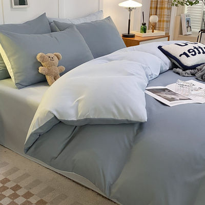Impresión Reactiva 4 piezas de ropa de cama de poliéster con 2 almohadillas con cremallera