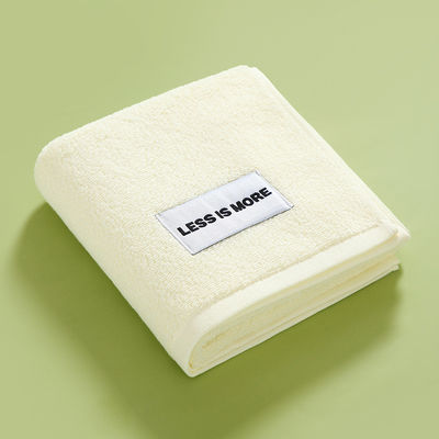 Toalla de mano fresca y simple hecha de algodón tejido suave perfecta para parejas de forma cuadrada