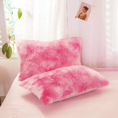 Densidad de tela 173 * 118 Set de ropa de cama de terciopelo de conejo de cristal de leche de visón de 4 piezas de colores