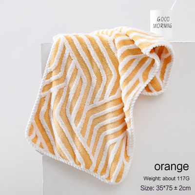 Tejido espeso de jacquard de coral de lana de coral tela para platos de limpieza de microfibra