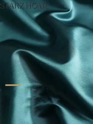 Impresión de pantalla rotativa de lujo de 19 mm de algodón de seda Jacquard 4Pcs Set de ropa de cama de cubierta de colcha
