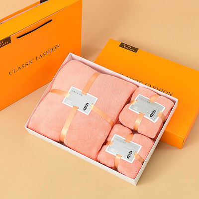 Conjunto de toallas de terciopelo de coral Logotipo personalizado Toallas de baño de microfibra para el cabello Deportes Toalla con capucha para bebés