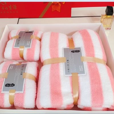 Conjunto Cationico de Plush Tricotado de Warp Espeso 3 en 1 Toallita para Baño de Diseño como se muestra