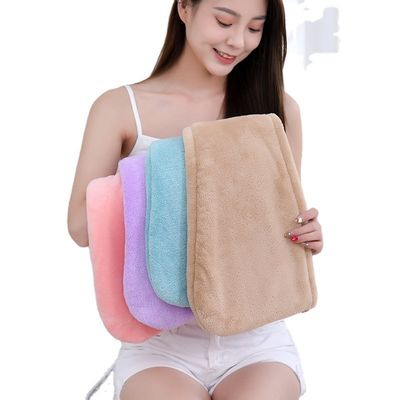 Capo de secado de cabello de alta densidad para mujeres 88g-90g Turbante de secado rápido con bordados de dibujos animados