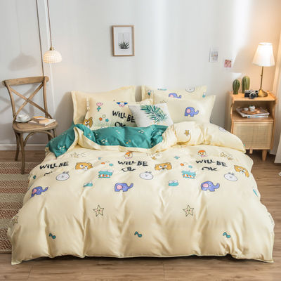 Impresión Reactiva Luxury 4pcs Set de ropa de cama para personalizado Solo Doble Queen King tamaño