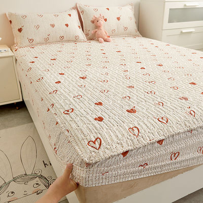 Cubierta de colchón impermeable plegada para el hogar del hotel Protección de ropa de cama completamente rodeada