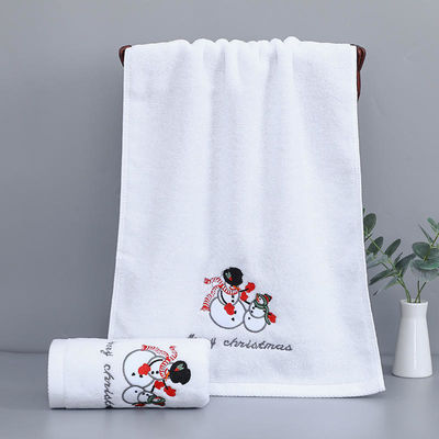 Set de toallas de mano bordadas de Navidad Toallas de baño de algodón 100% en caja de regalo para todos
