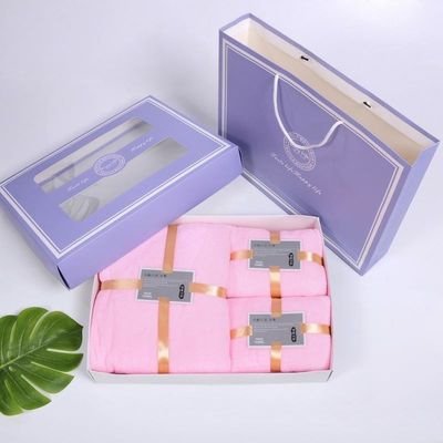 Conjunto de lujo a prueba de niños 3 en 1 diseñador de hoteles con toalla de baño de lana de coral