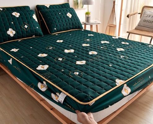 Protectores de colchón con cepillo impreso a medida para almohadillas de protección de cama