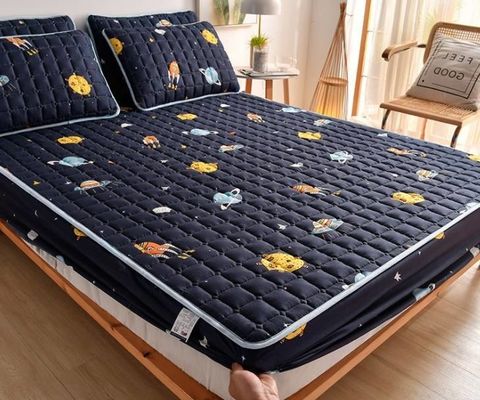 Protectores de colchón con cepillo impreso a medida para almohadillas de protección de cama