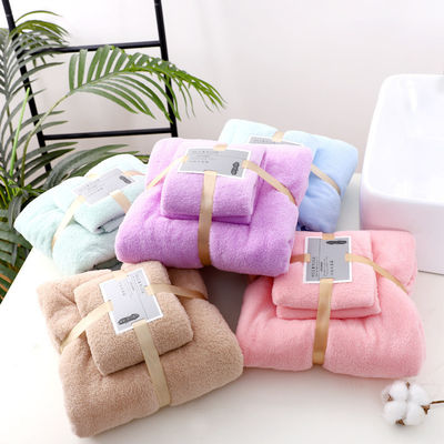 3Pcs conjunto de toallas de baño Super fuerte absorción de agua para el hogar hotel recuerdos de boda