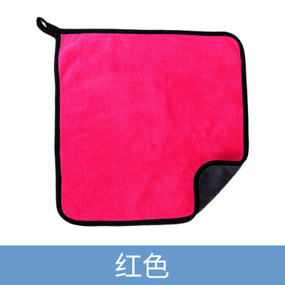30*30 Toalla de lavado de autos de fibra superfina con fuerte absorción de agua y diseño especial