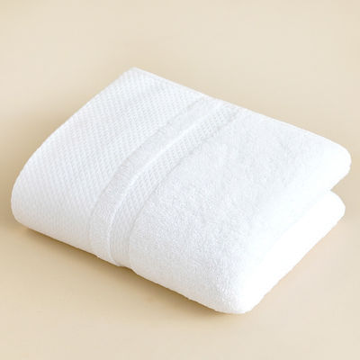 Logotipo personalizado Toallas largas de algodón para hoteles suaves absorbentes y flexibles