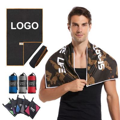 Toalla de gimnasio de microfibra deportiva Toalla impresa personalizada para absorción de sudor y acondicionamiento físico