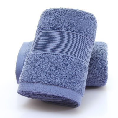 Home Hotel Spa Ect 35*35cm Logotipo bordado Toalla de algodón Blanco Totalmente de algodón Absorbente