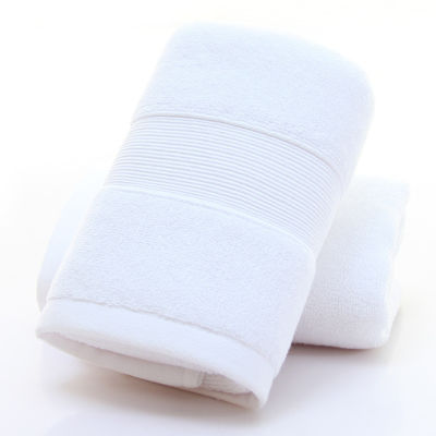 Home Hotel Spa Ect 35*35cm Logotipo bordado Toalla de algodón Blanco Totalmente de algodón Absorbente