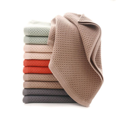 Toallas para platos de cocina de algodón a granel de varios colores en QUICK-DRY con Super Absorbente