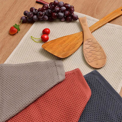 Toallas para platos de cocina de algodón a granel de varios colores en QUICK-DRY con Super Absorbente