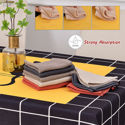 Toallas para platos de cocina de algodón a granel de varios colores en QUICK-DRY con Super Absorbente