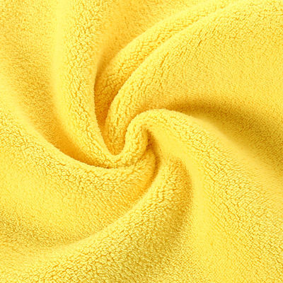 Tejido de limpieza de automóvil de peluche grueso a medida 40x40 Toallas de automóvil coloridas con microfibra de borde