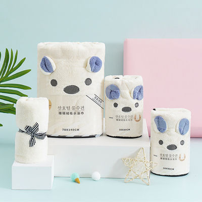 Confección de toallas de baño de 4 piezas para secado rápido y baño de lujo