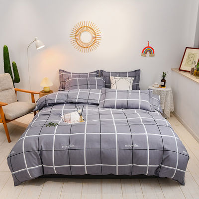 Casa cálida acogedora lujosa transpirable súper suave sábanas de cama 4 piezas sábanas de cama conjunto