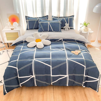 Casa cálida acogedora lujosa transpirable súper suave sábanas de cama 4 piezas sábanas de cama conjunto