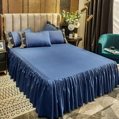 Cama de tela de poliéster personalizada, falda de cama, ropa de cama para adultos y niños, con edredón incluido