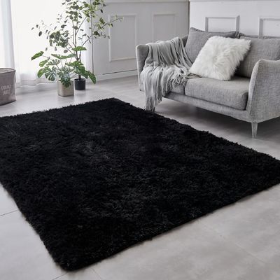 9mm grueso Large Fluffy Shag Salón de estar Area alfombras para el hogar Hotel Baño y ducha
