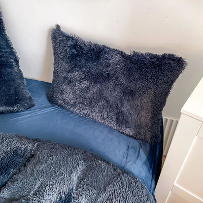 Lujo de Navidad Shaggy súper suave Mink cálido de terciopelo Cama de cama para el otoño invierno