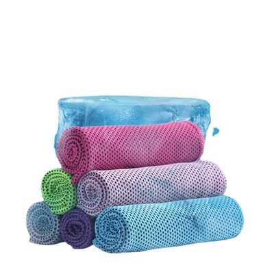 Seca y enfriamiento rápido Toallas de enfriamiento personalizadas para deportes de gimnasio hechas de tela de poliéster