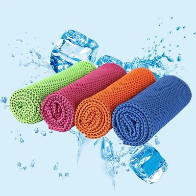 Seca y enfriamiento rápido Toallas de enfriamiento personalizadas para deportes de gimnasio hechas de tela de poliéster