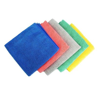 Soluciones de limpieza sostenibles 40x40 Colorido detallado del coche paño de limpieza de microfibra