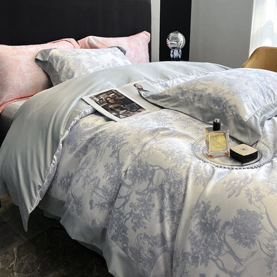 Conjunto de ropa de cama Tencel con el grado de resistencia del color de los estándares nacionales y 50 conteo de tela