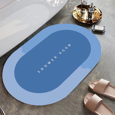 Imagen muestra el piso del baño colchoneta resistente al baño colchoneta alfombra para la habitación de ducha personalizada
