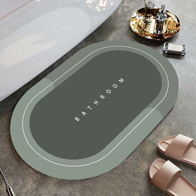 Imagen muestra el piso del baño colchoneta resistente al baño colchoneta alfombra para la habitación de ducha personalizada