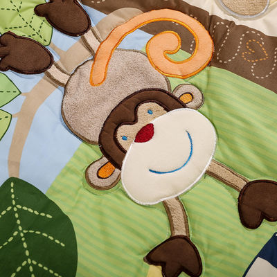 Comodines suaves y transpirables Embroidery Set de ropa de cama de edredón para bebés